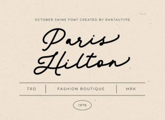 October Shine Handwritten Font preview image 2