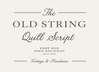 Old String Serif Font preview image 1