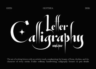 Olythea Font preview image 3