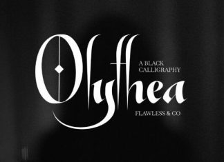 Olythea Font preview image 1