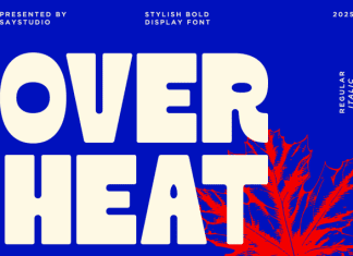 Over Heat Font preview image 1
