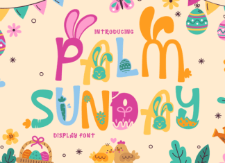 Palm Sunday Font preview image 1