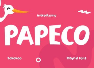 Papeco Font preview image 1