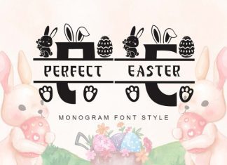 Perfect Easter Monogram Font preview image 1