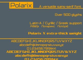 Polarix Font preview image 1