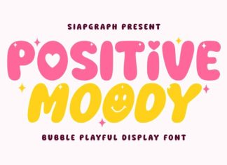 Positive Moody Font preview image 1