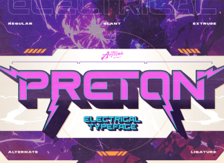 Preton Font preview image 1