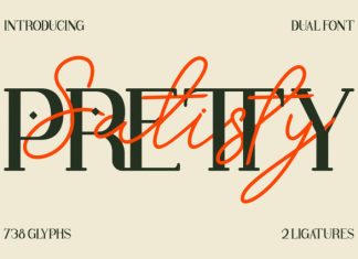 Pretty Satisfy Font Duo preview image 1