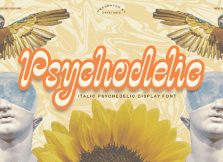 Psychodelic Font preview image 1