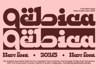 Qebica Font preview image 1