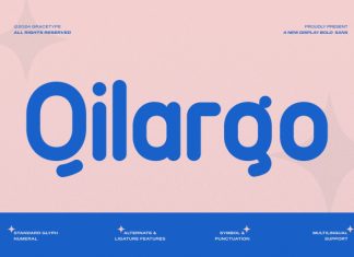 Qilargo Font preview image 1
