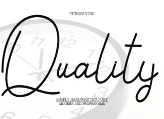 Quality Handwritten Font preview image 1