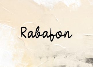 Rabafon Font preview image 1
