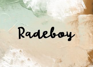 Radeboy Font preview image 1
