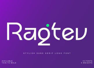 Ragtev Font preview image 1