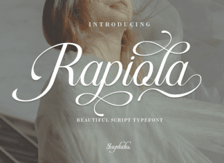 Rapiola Script Font preview image 1