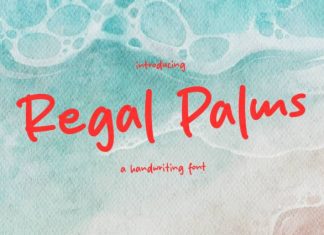 Regal Palms Font preview image 1