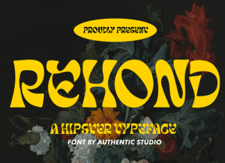 Rehond Font preview image 1