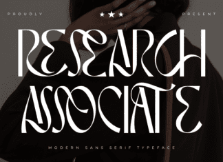 RESEARCH ASSOCIATE FONT preview image 1
