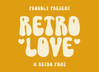 Retro Love Typeface preview image 1