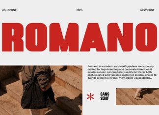 Romano Sans Font preview image 1