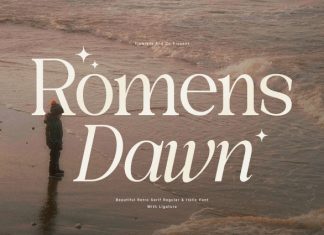 Romens Dawn Font preview image 1