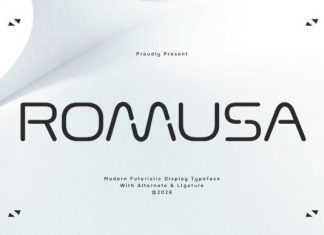Romusa Font preview image 1