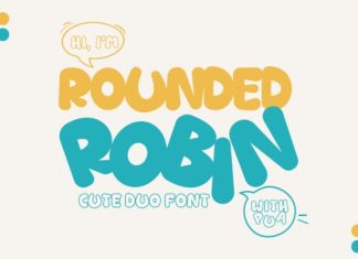 Rounded Robin Font preview image 1