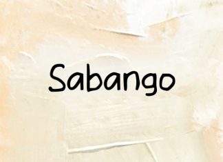 Sabango Font preview image 1