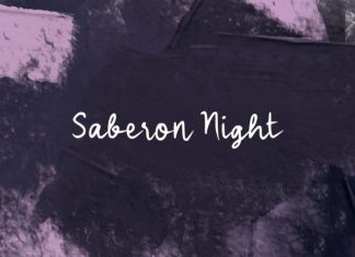 Saberon Night Font preview image 1