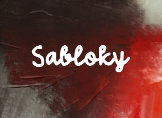 Sabloky Font preview image 1