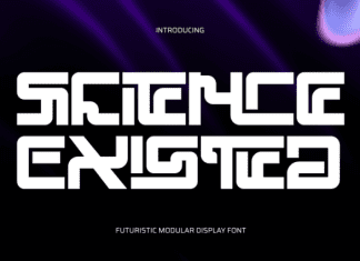 Science Existed Font preview image 1
