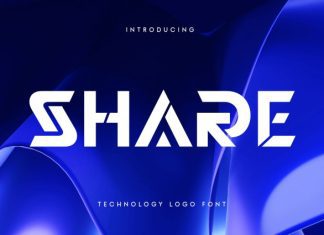 Share Font preview image 1