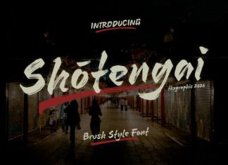 Shotengai Font preview image 1