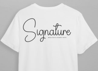 Simple Calligraphy Handwritten Font preview image 2