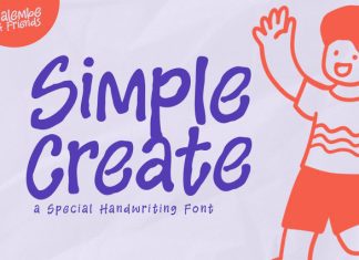 Simple Create Font preview image 1