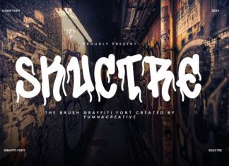 Skuctre Font preview image 1