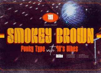 Smokey Brown Font preview image 1