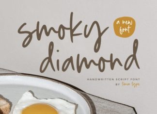 Smoky Diamond Font preview image 1