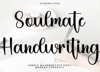 Soulmate Handwriting Typeface preview image 1