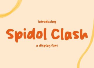 Spidol Clash Font preview image 1