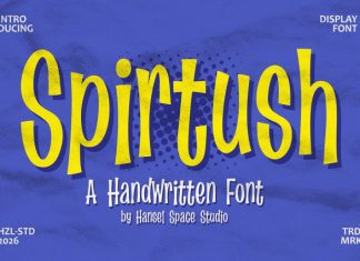 Spirtush Font preview image 1