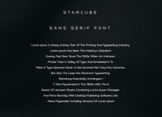 Starcube Font preview image 3