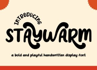 Stay Warm Display Font preview image 1