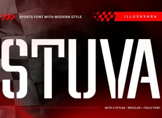 Stuva Sports Font preview image 1