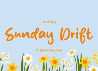 Sunday Drift Font preview image 1