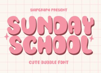 Sunday School Font preview image 1
