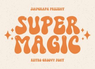 Super Magic Display Font preview image 1