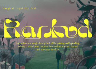 Surgical Capability Font preview image 2
