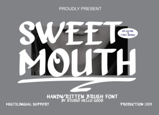 Sweet Mouth Font preview image 1